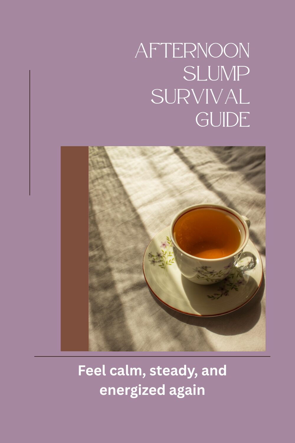 Afternoon Slump Survival Guide for Women Over 40