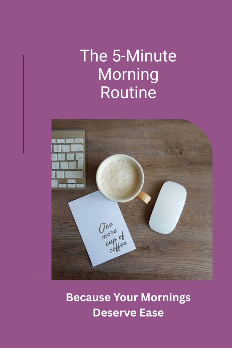 The 5-Minute Morning Routine That Sets the Tone for a Stronger Day